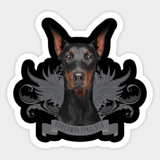 Doberman Pinscher - Dobermann Sticker